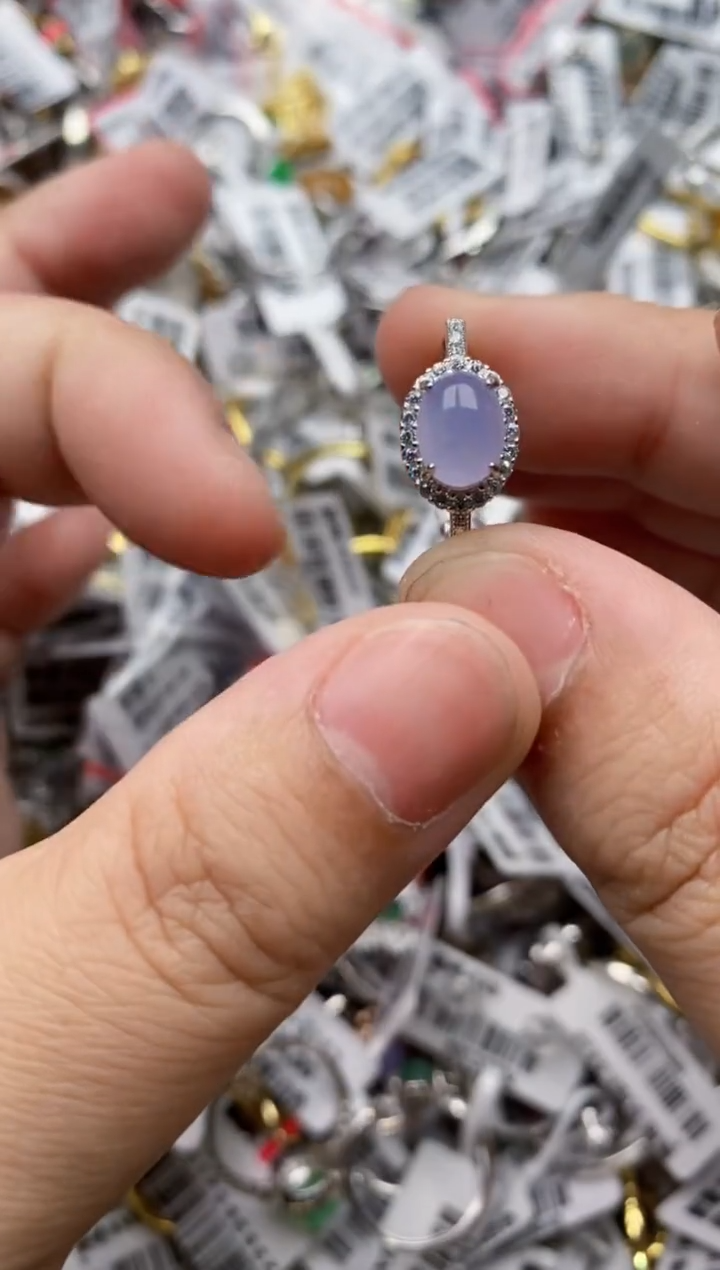 【闪购商品】翡翠戒指银S925镶嵌111111---10