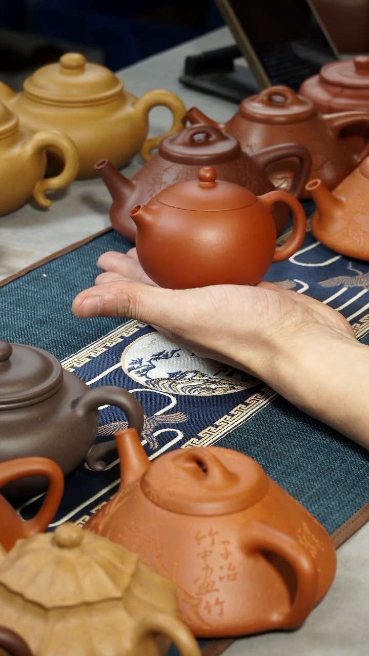 【闪购商品】紫砂茶壶生料朱泥西施