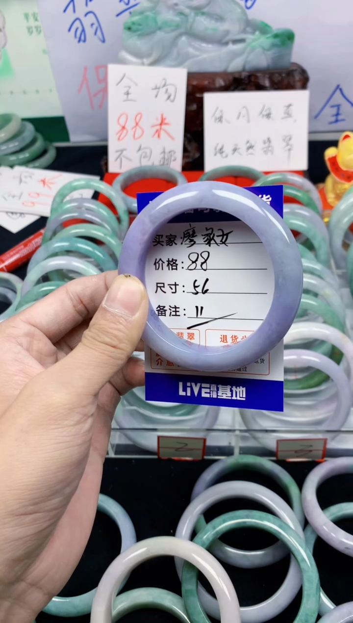 未镶嵌手镯翡翠廖*女11
