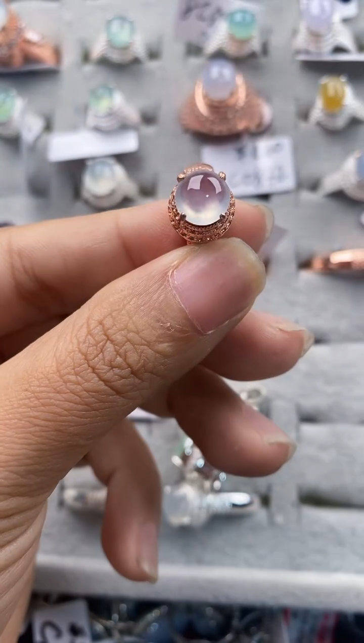 未镶嵌戒指翡翠555---5