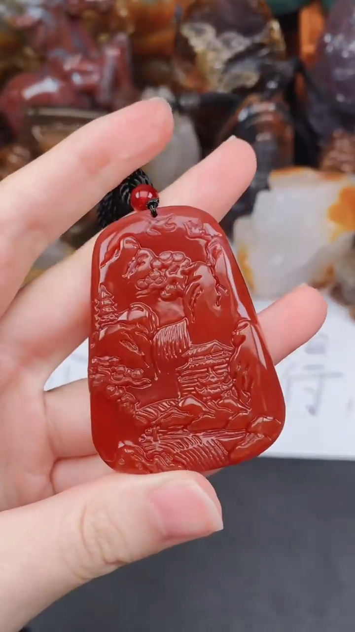 未镶嵌颈饰玛瑙/玉髓AA