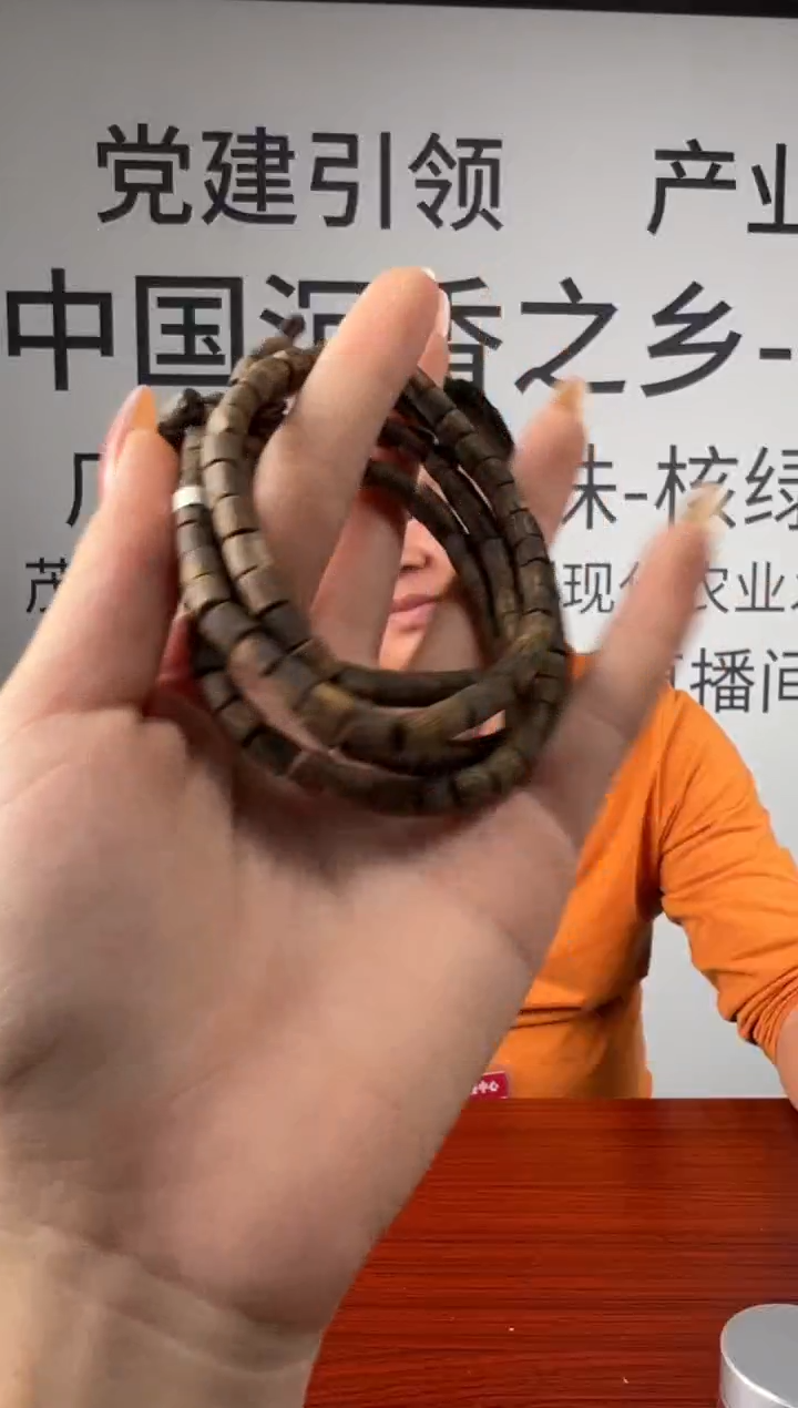 沉香手串楠沉香启山桶珠双圈多样性发一TQS-16