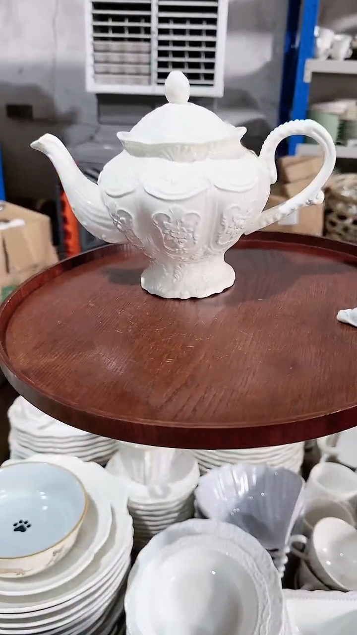 【闪购商品】瓷片茶壶 微瑕凑满20元包邮