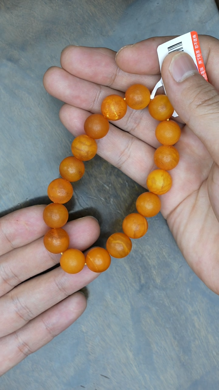 【闪购商品】琥珀裸石未镶嵌老蜡橘皮串多样性发其一微瑕