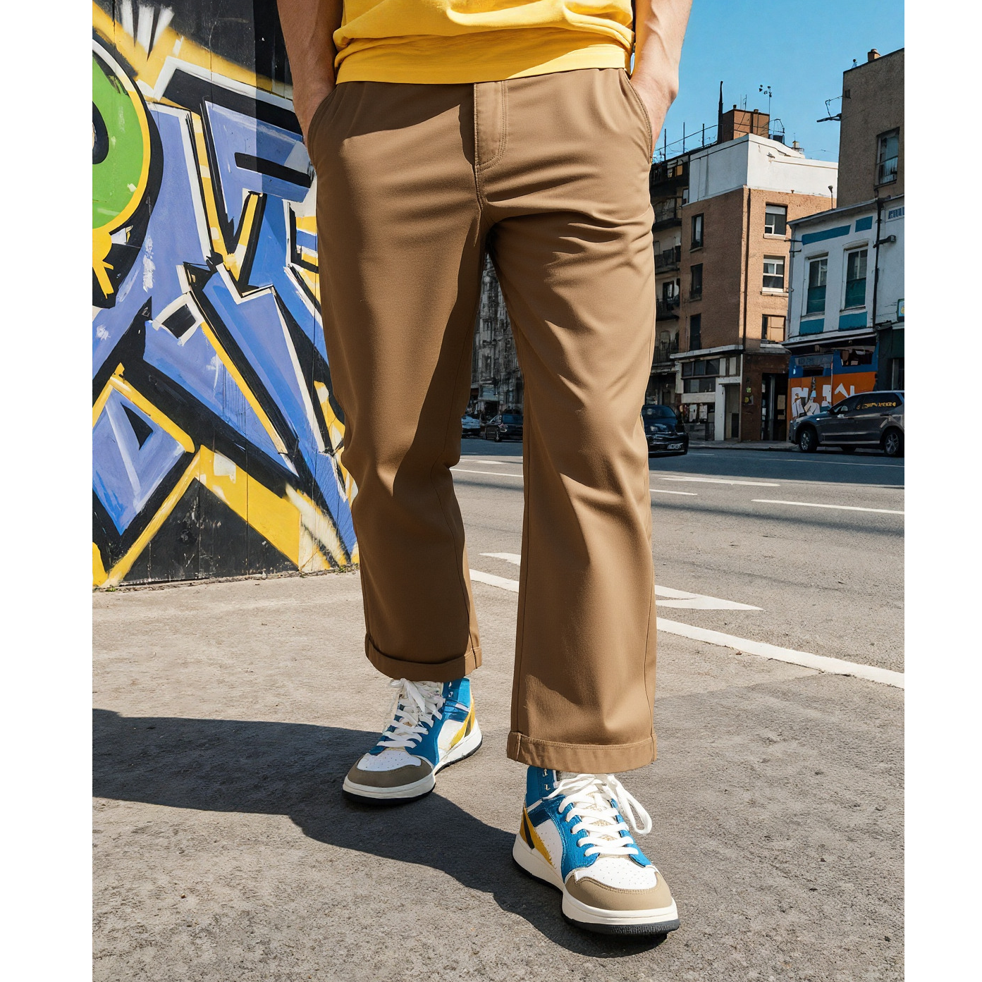 柯雷斯保罗4056男士休闲裤