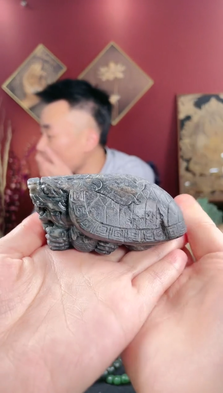 【闪购商品】和田玉把件未镶嵌龙龟