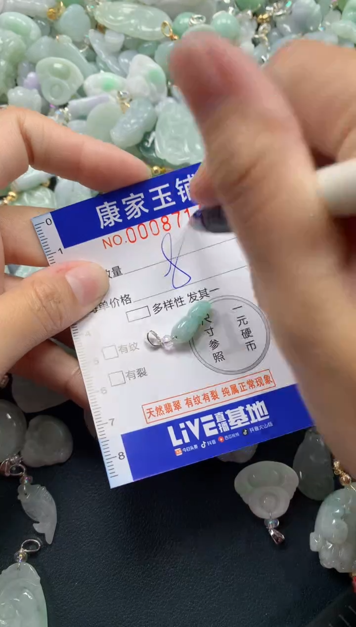 颈饰未镶嵌翡翠8714