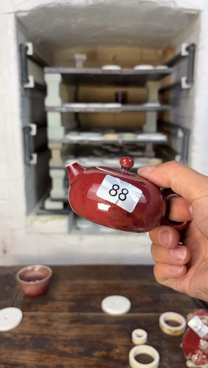 摆件钧瓷窑变精品茶器