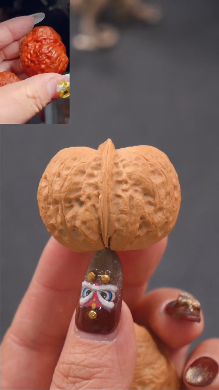 【闪购商品】文玩核桃把件40天启元宝