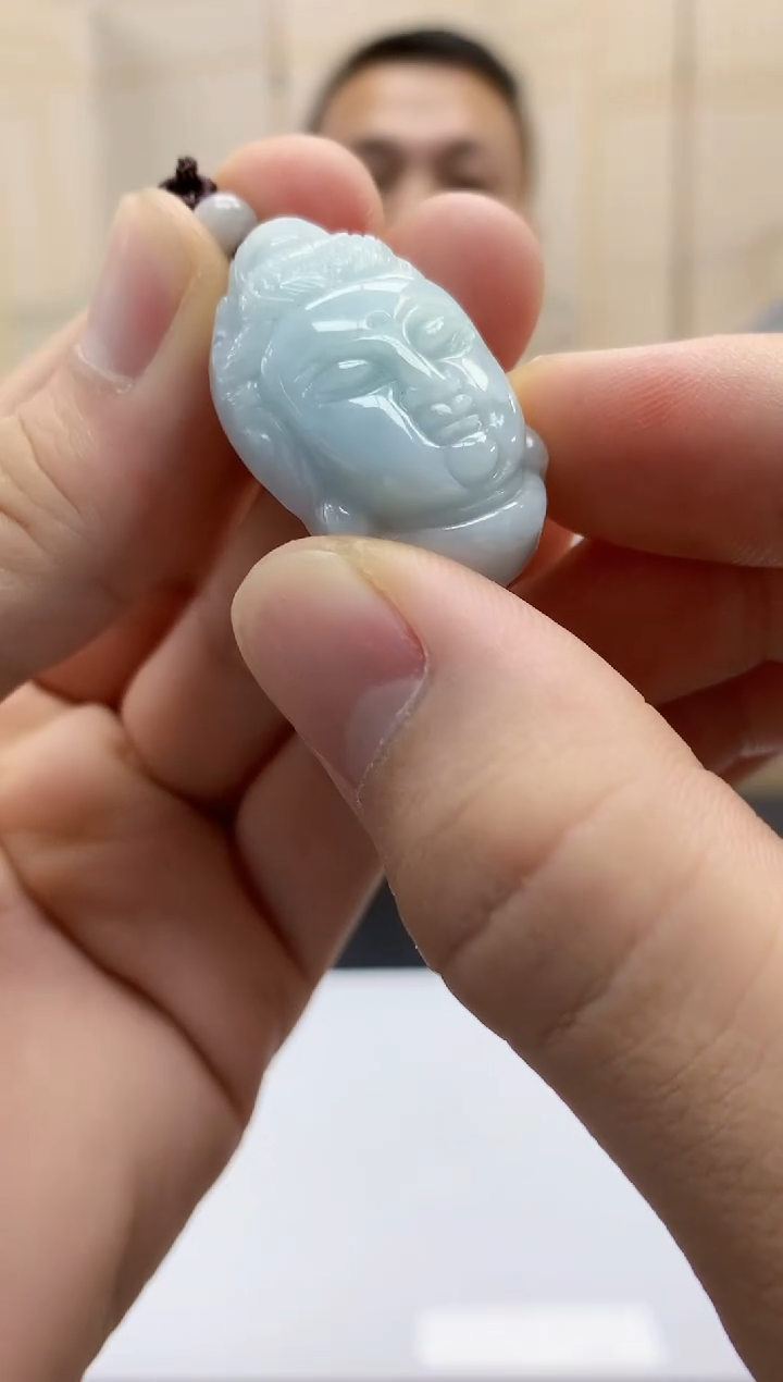 翡翠未镶嵌颈饰4856bb-jj挂件2