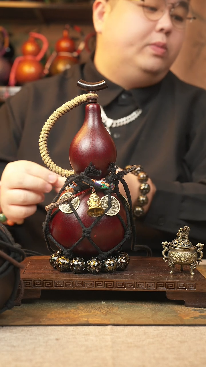 【闪购商品】289大漆葫芦一物一拍记葫堂出品