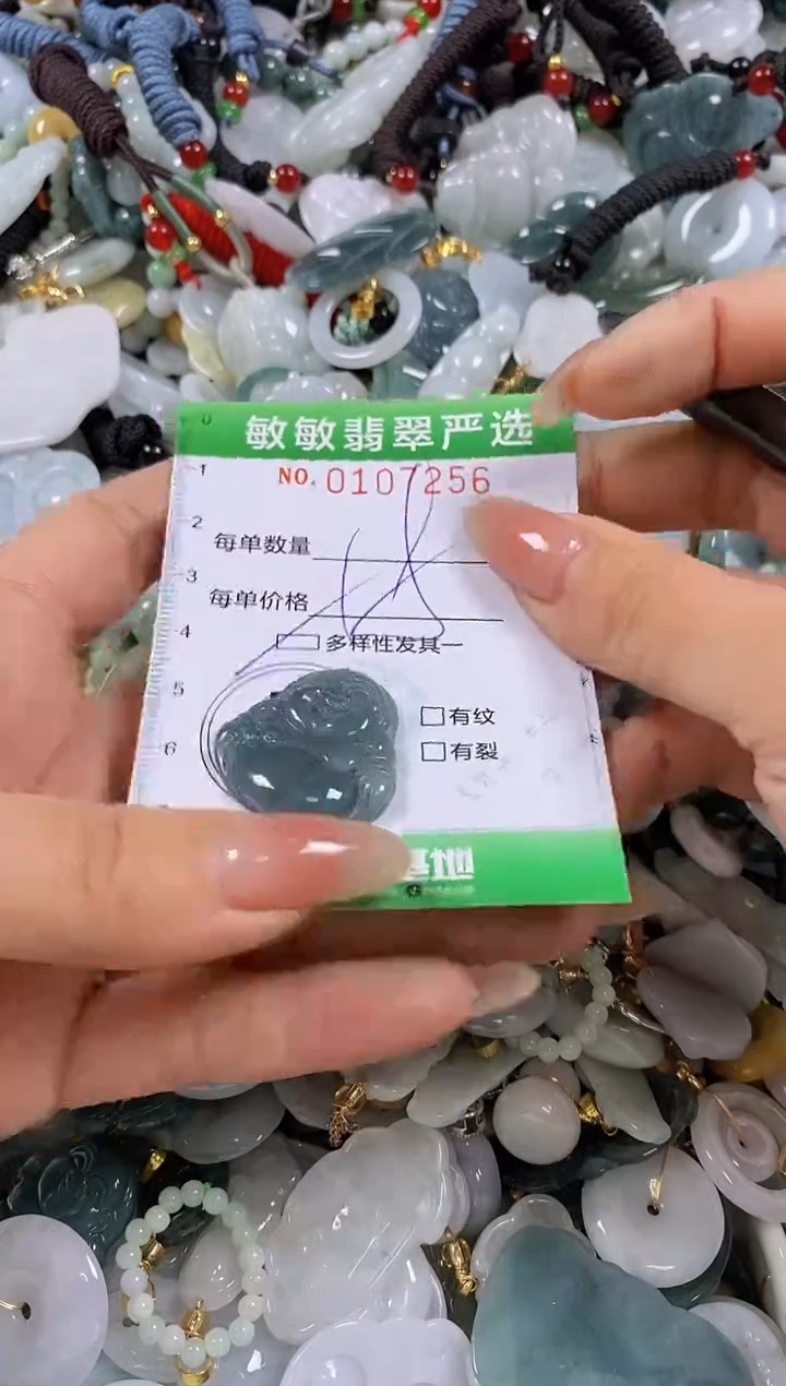 【闪购商品】翡翠颈饰未镶嵌闪购0107256多样性发其一