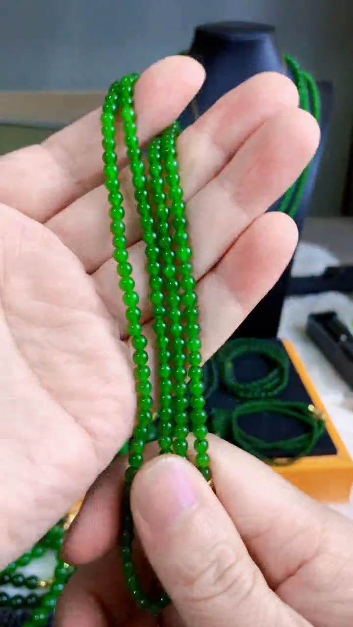 和田玉（碧玉）未镶嵌项链4