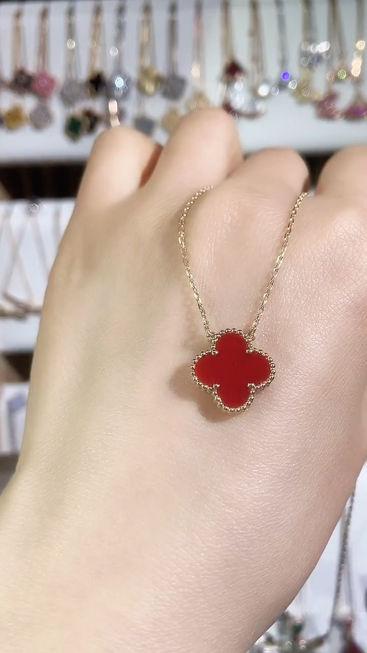 【闪购商品】玛瑙/玉髓套链18K金镶嵌玛瑙K黄