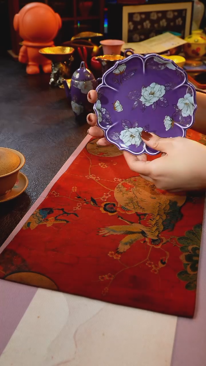 茶杯紫砂【宜景窑系列】壶承