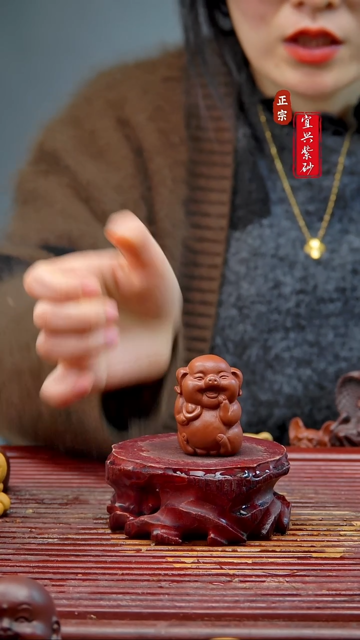 紫砂宜兴紫砂茶宠摆件
