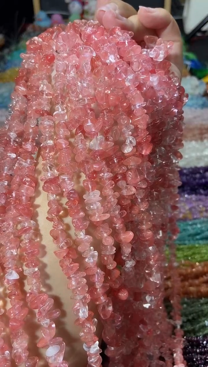 水晶珠宝半成品未镶嵌西瓜晶