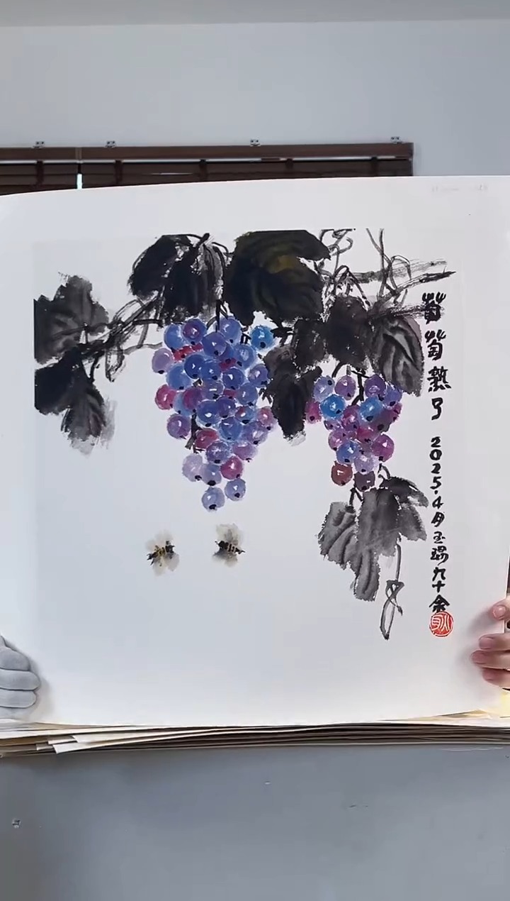 版画耿玉琨亲签限量版画作品S版
