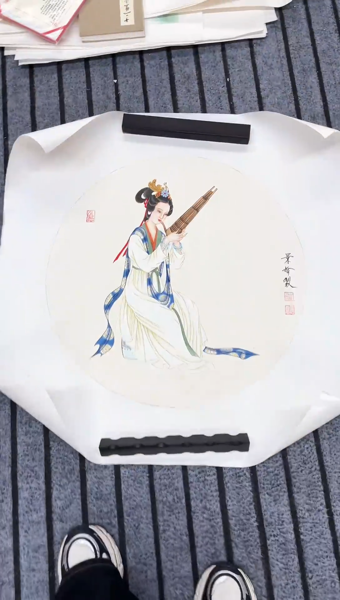 精品国画人物作品