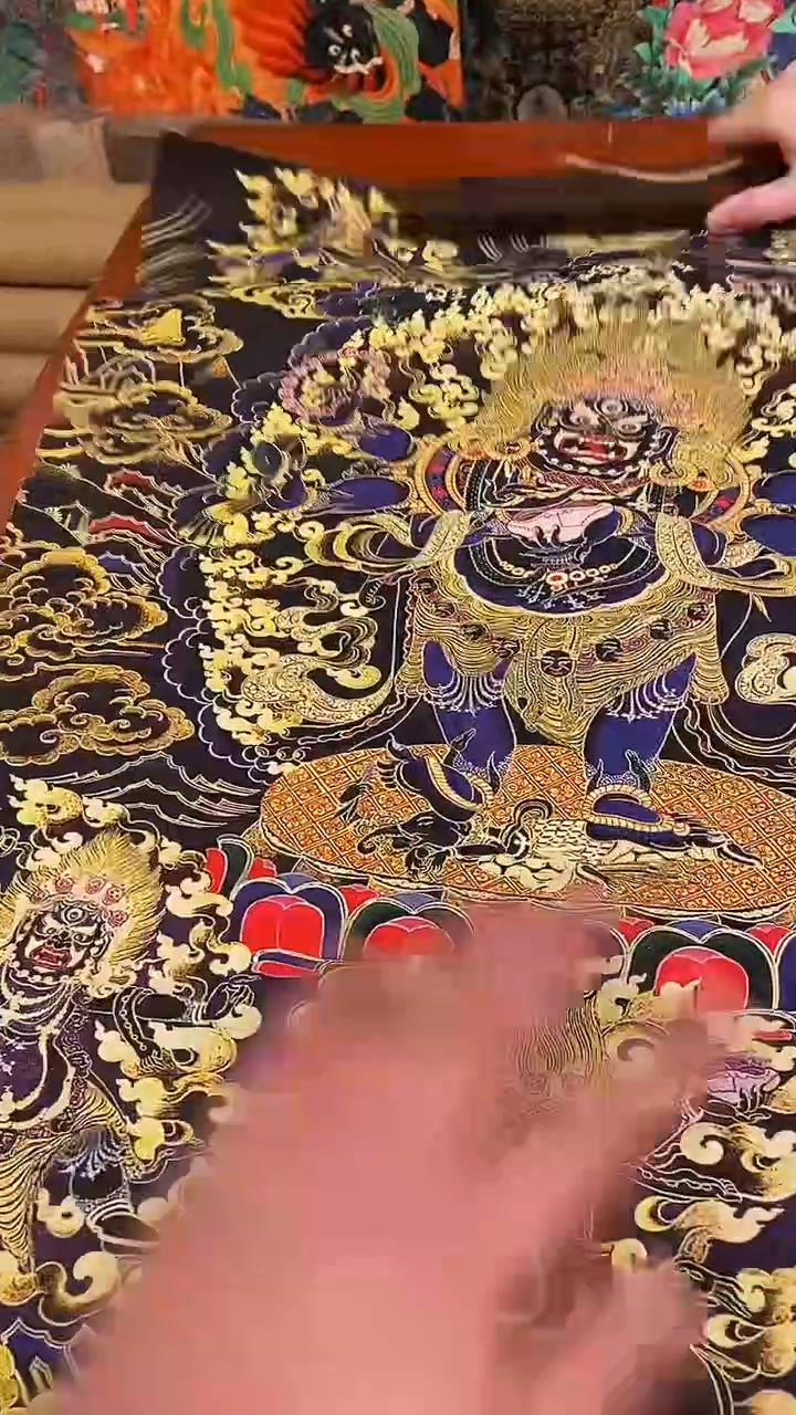 装裱画精美唐卡tk16002