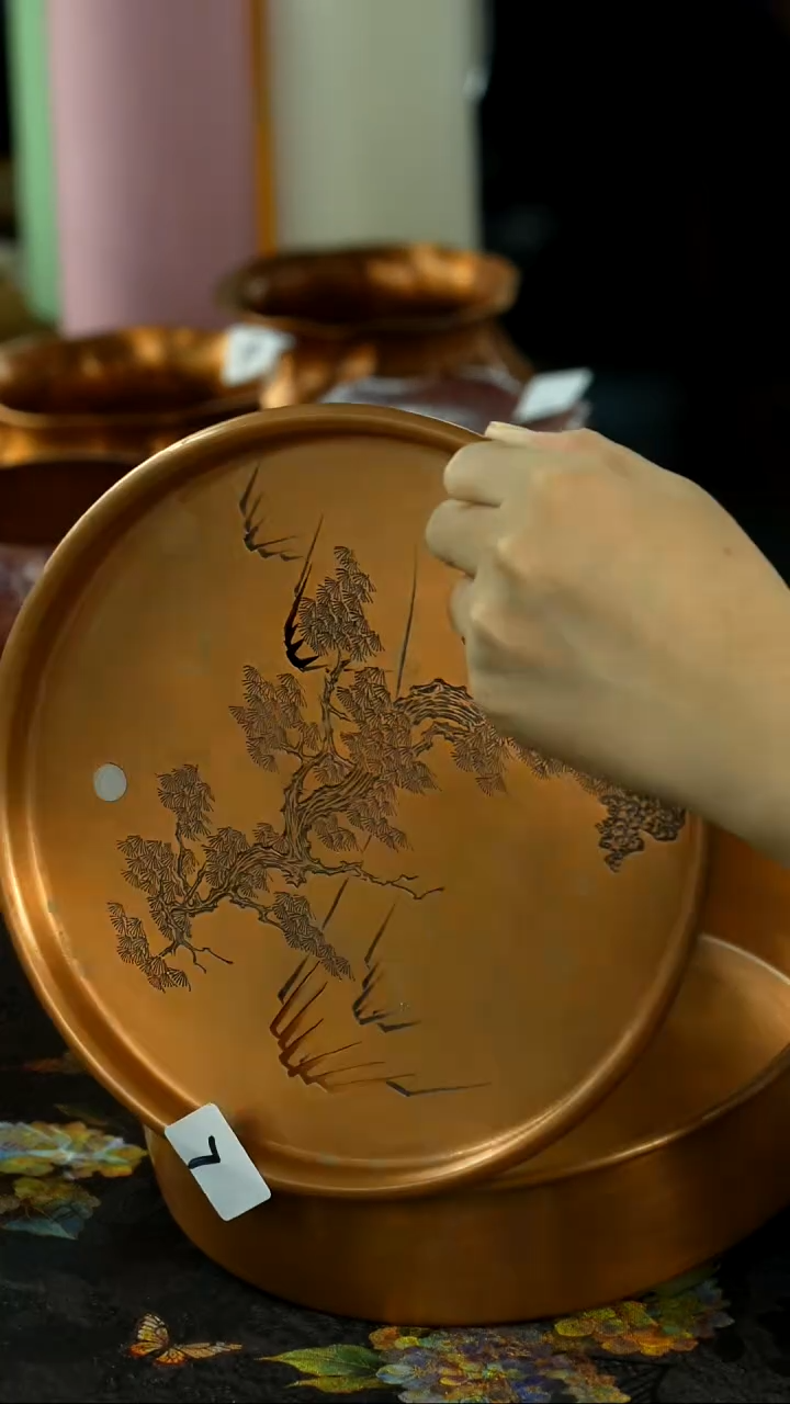 中秋国庆景德镇手绘瓷器