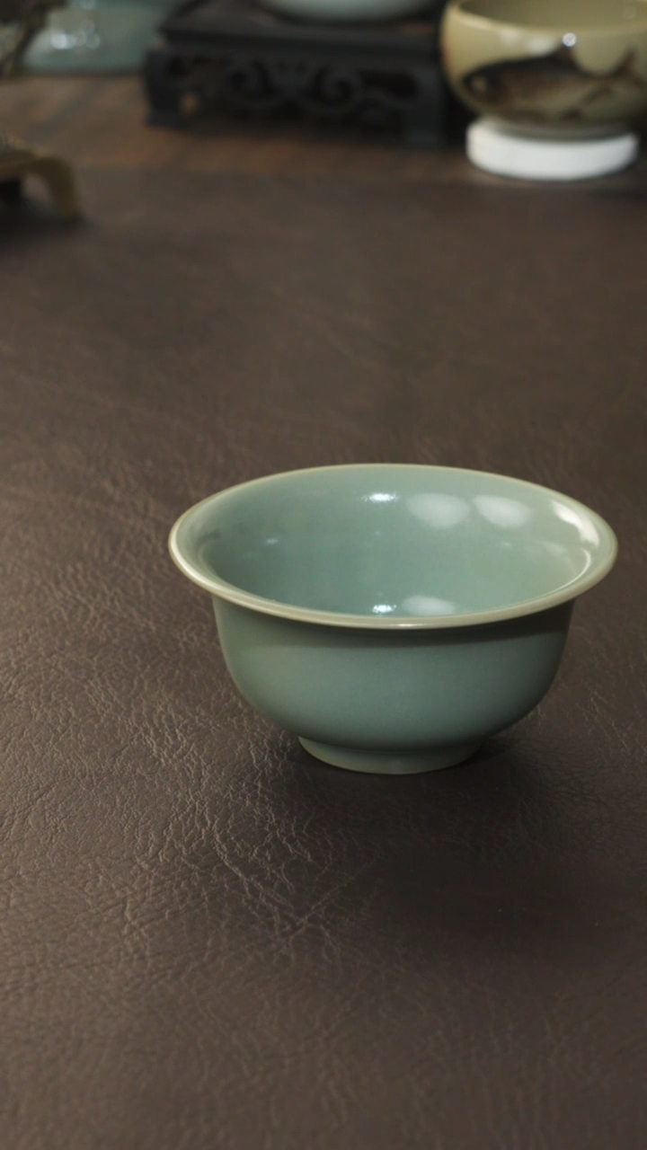 【闪购商品】杯宣宝汝瓷原矿原釉无纹不开片