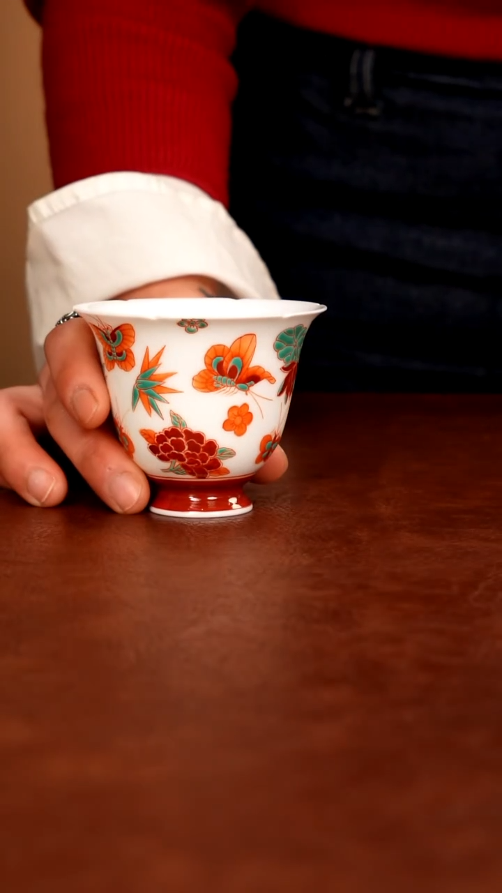 摆件陶景德镇瓷器，青花瓷手绘茶具~