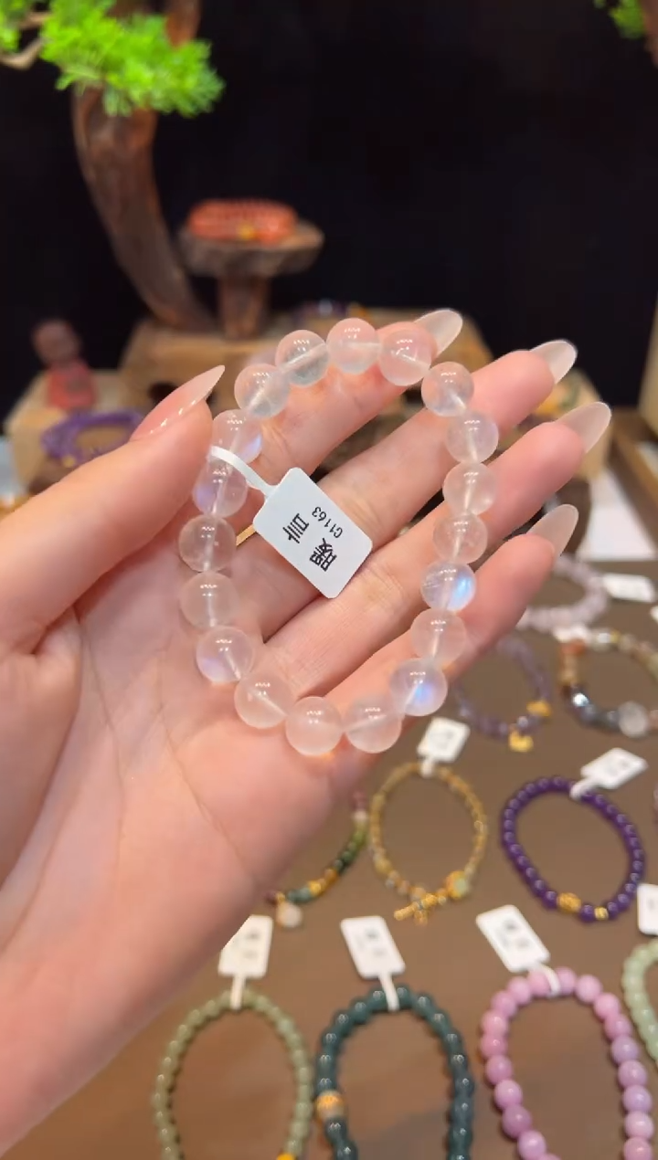 【闪购商品】长石手链未镶嵌手饰@@C1163