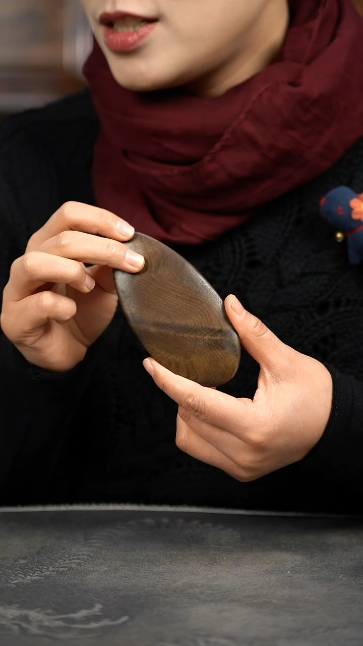 【闪购商品】金丝楠木雕满花精工刮刮板973