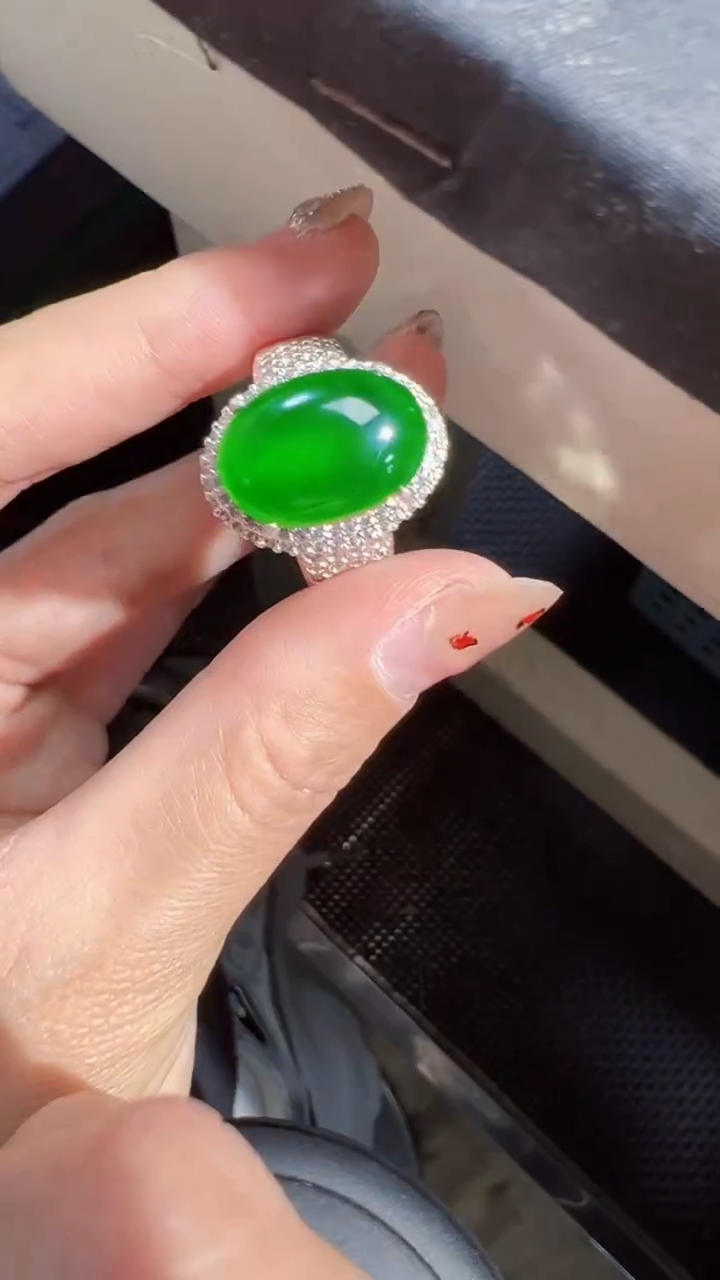 【闪购商品】定制翡翠未镶嵌蛋面商品多样性发货1