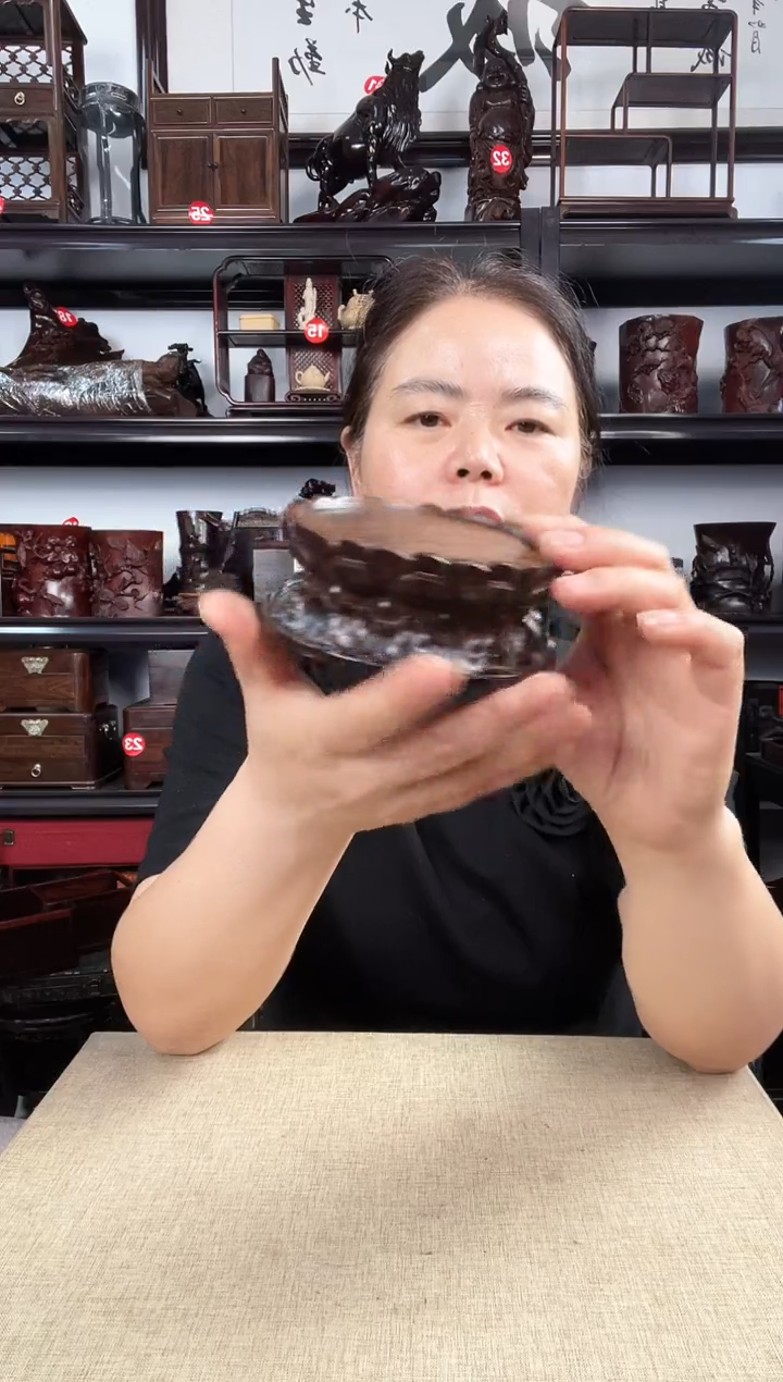 木双层莲花小号老李红木工艺品