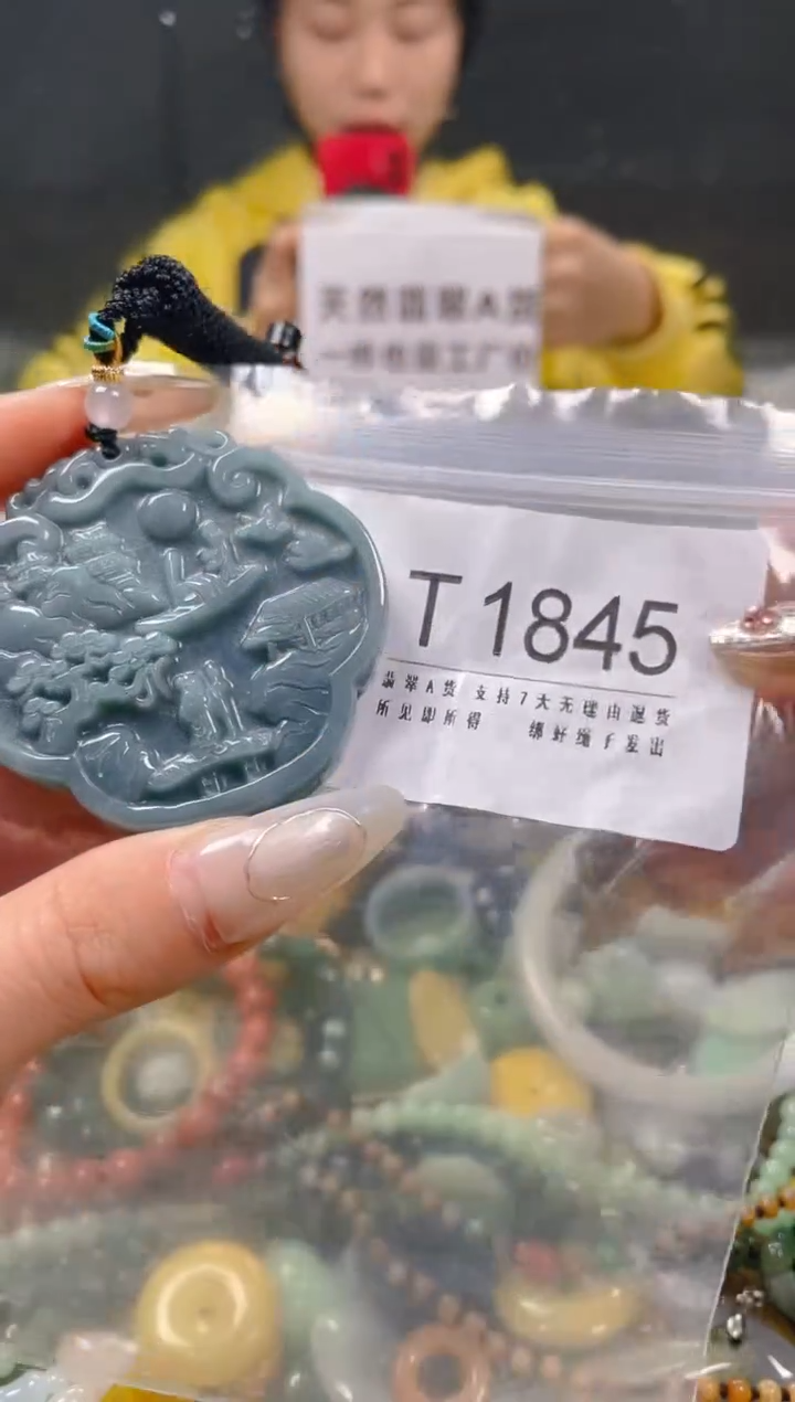 【闪购商品】翡翠颈饰未镶嵌/T/翡翠A货一图一物