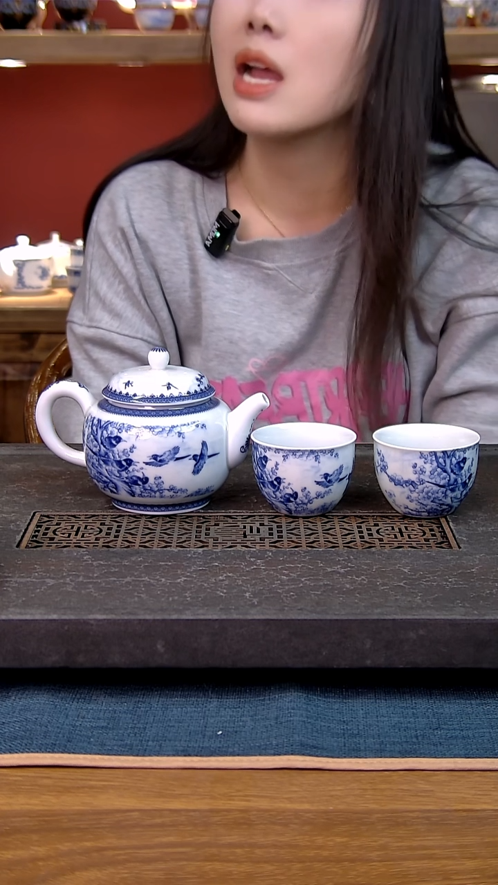 简装家用款3件套 白瓷陶瓷茶具