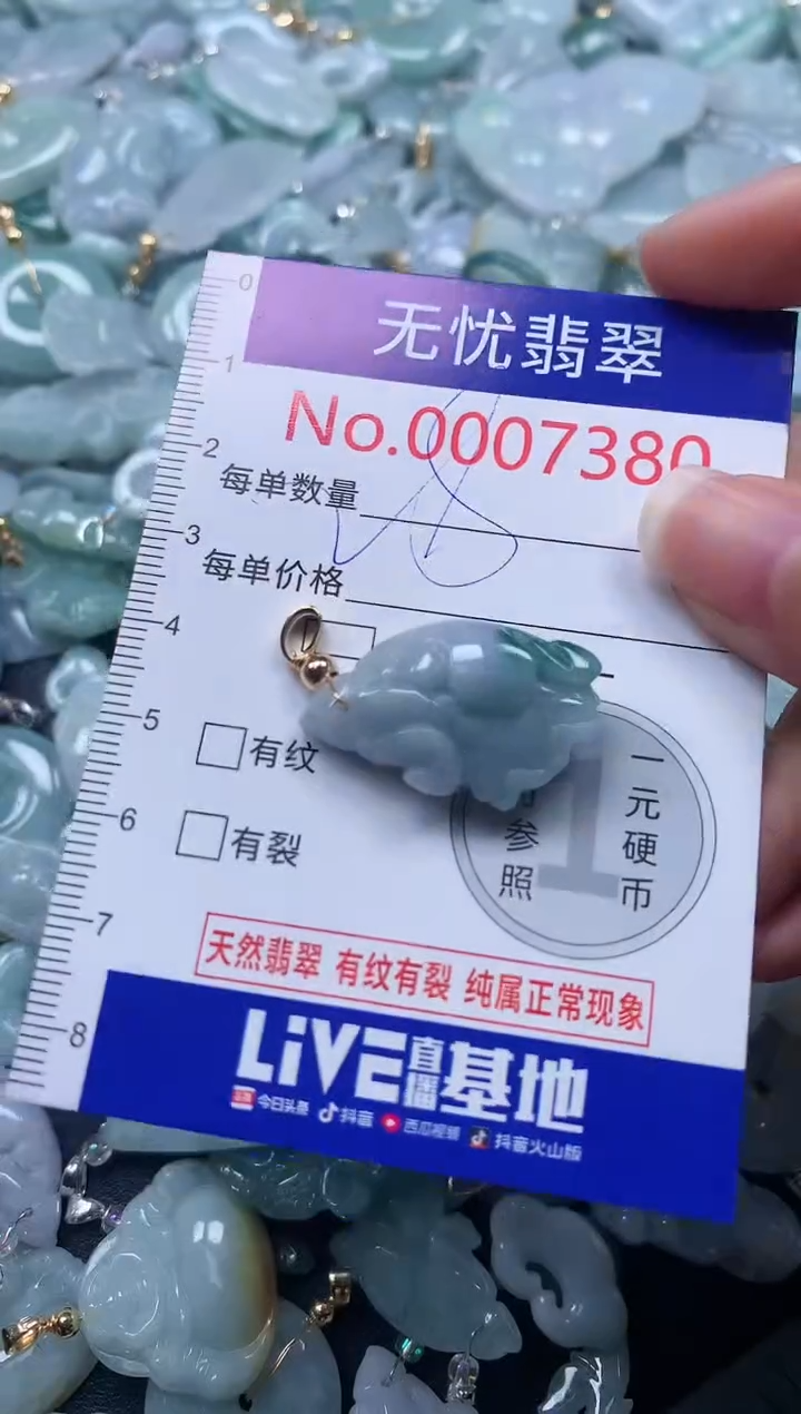 颈饰未镶嵌翡翠7380