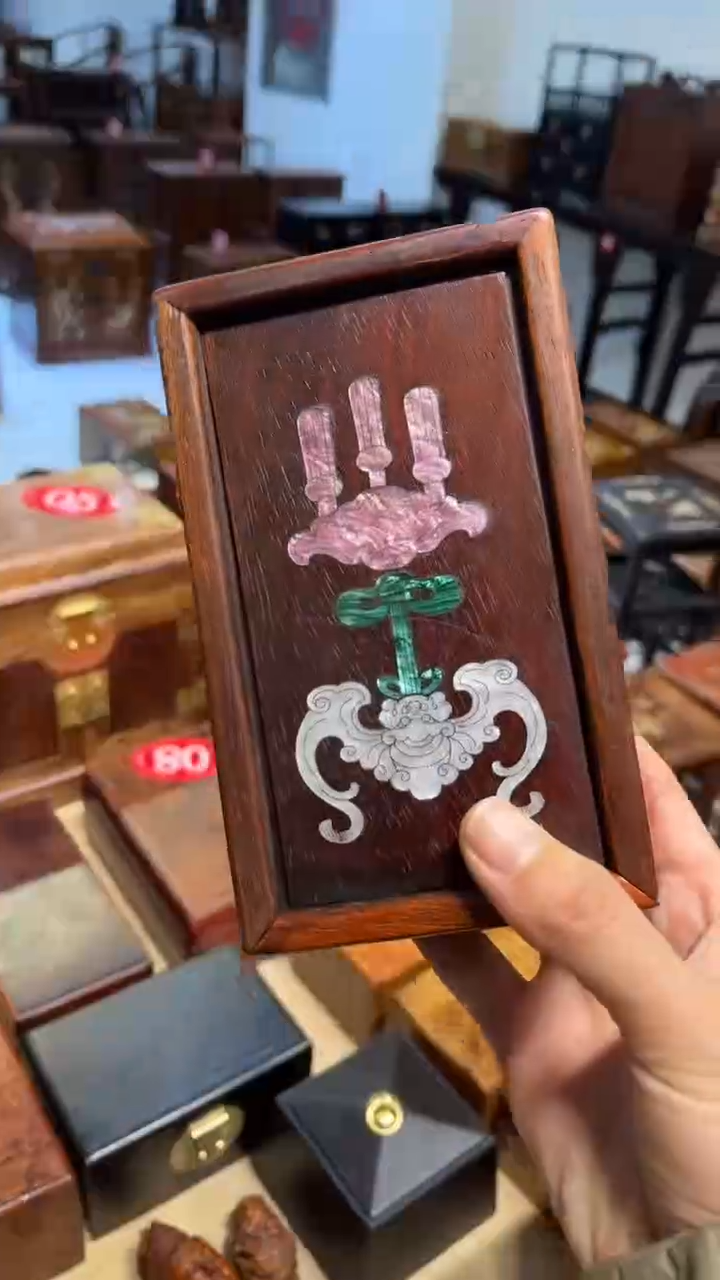 【闪购商品】木福在眼前螺钿抽拉盒