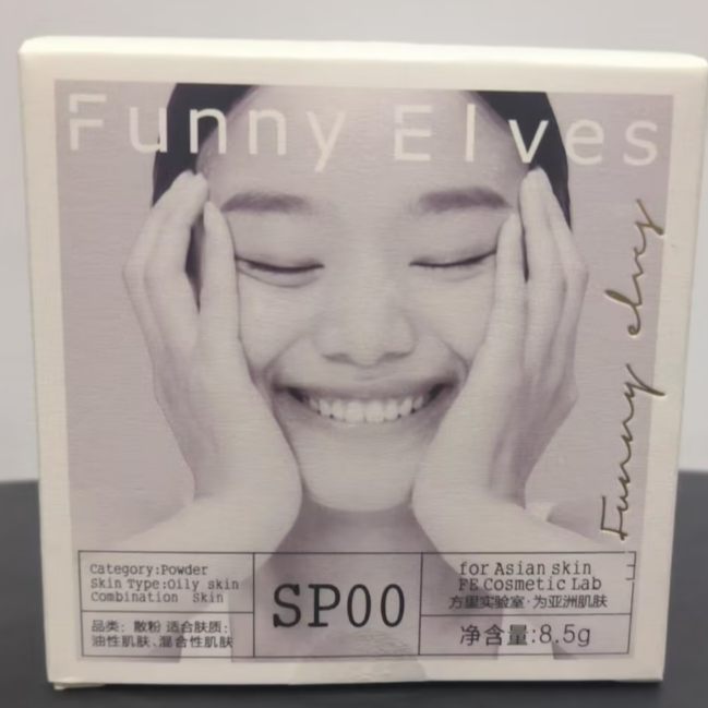 方里Funnyelves方里柔焦蜜粉饼控油定妆干湿sp00【直播专享】