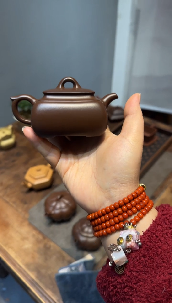 茶壶紫砂香*木长四方 紫砂壶
