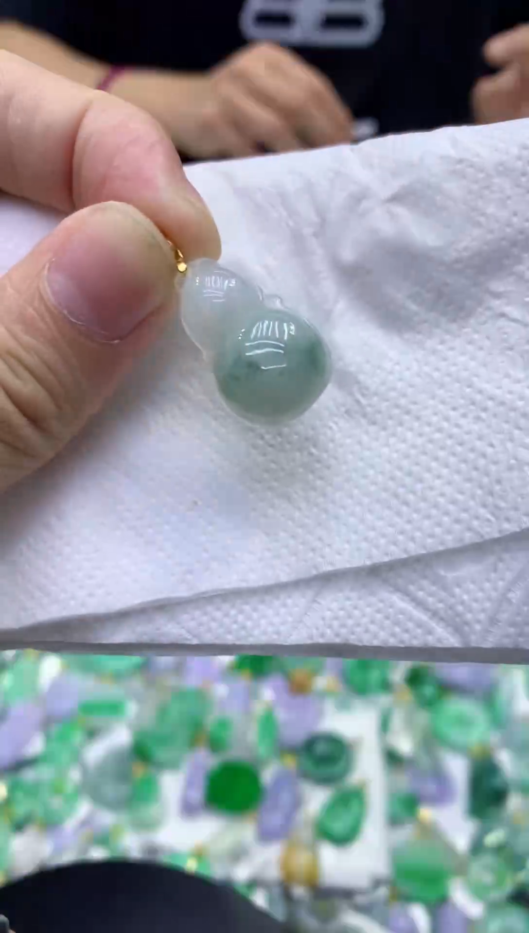 颈饰未镶嵌翡翠天然缅甸A货翡翠