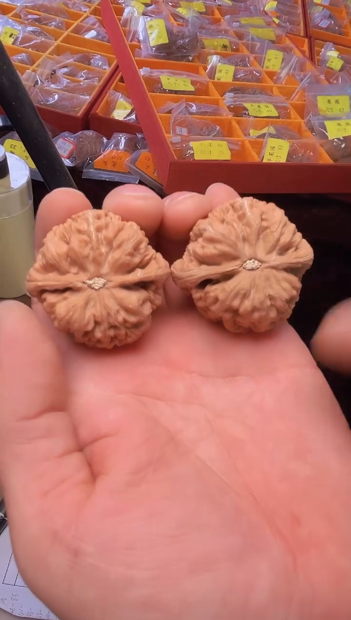 【闪购商品】文玩核桃把件44大粗筋