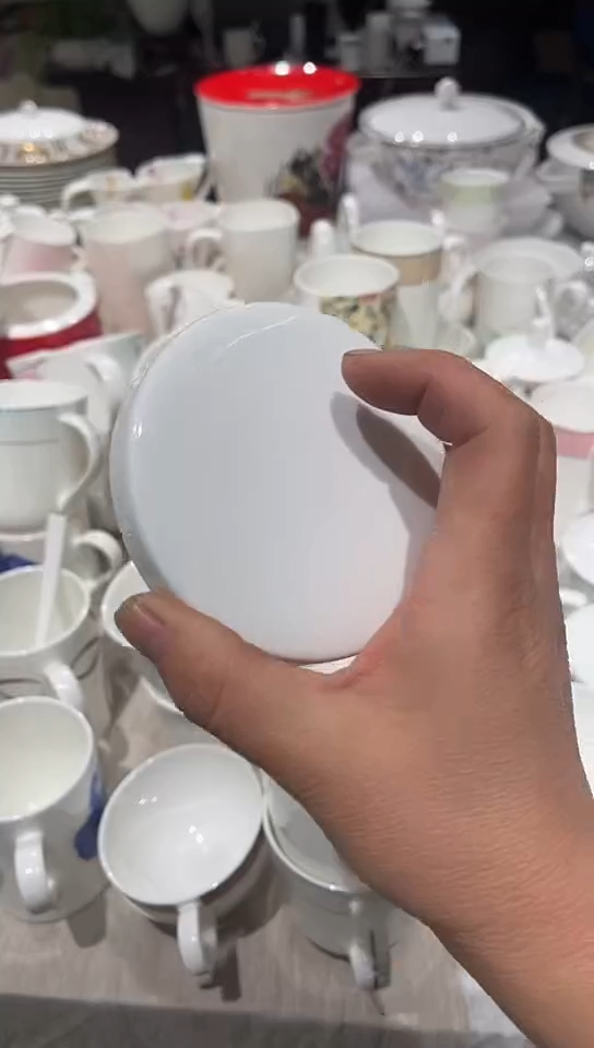 瓷杯子盖1个隆达骨瓷