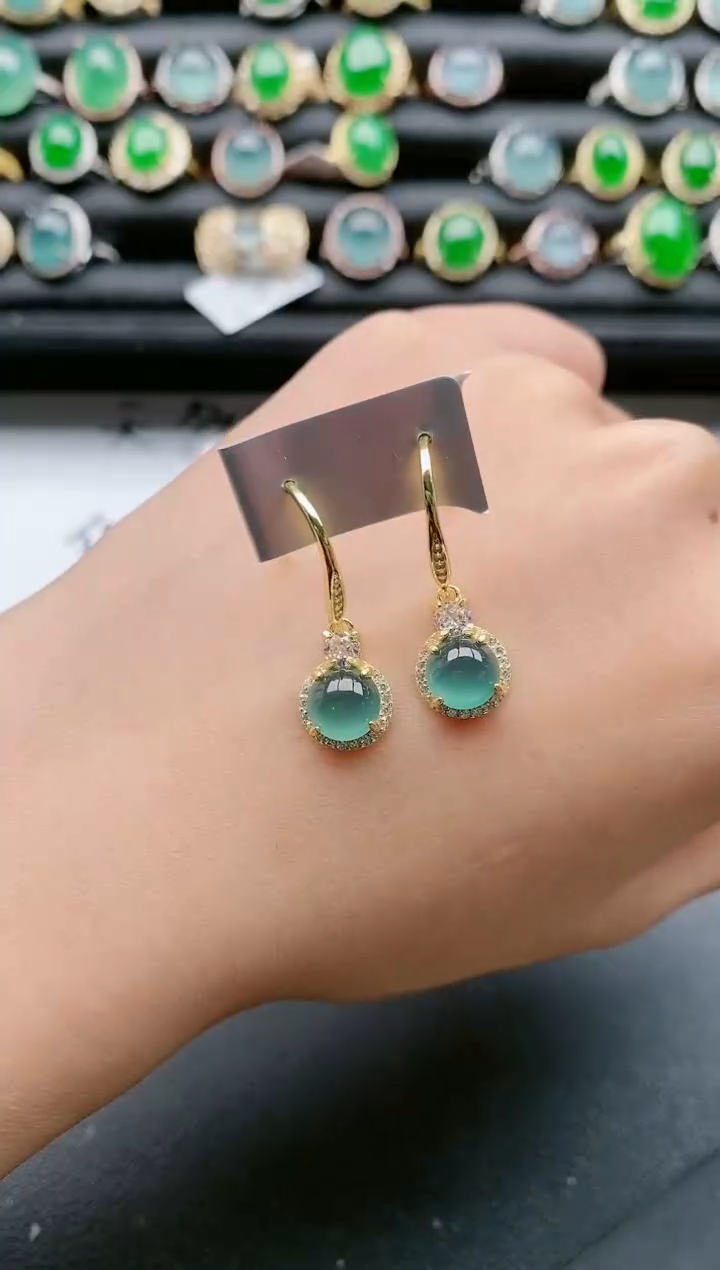 【闪购商品】翡翠戒指银S925镶嵌11111111