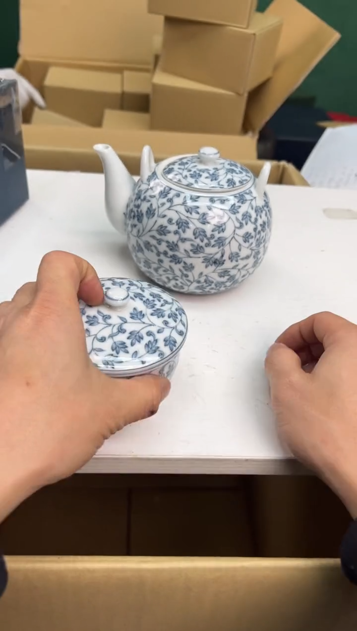 【闪购商品】瓷片h168好好好好好好一壶四杯