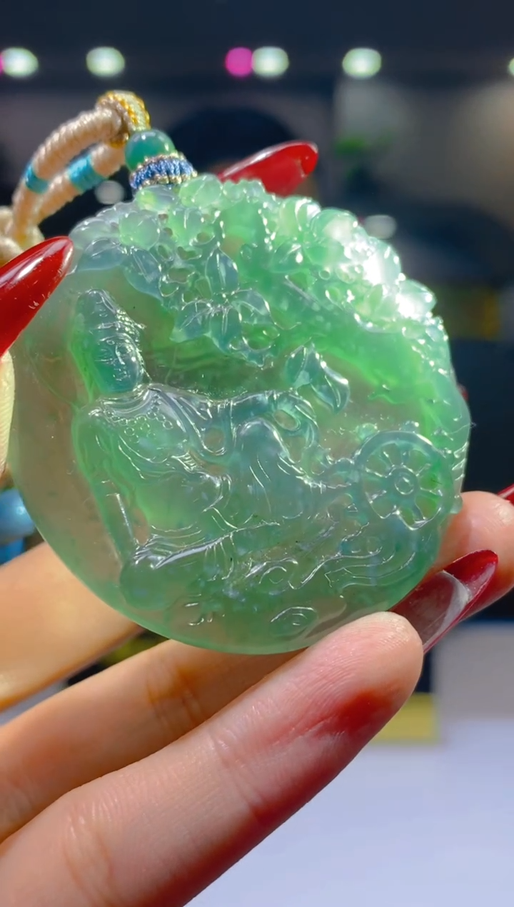 【闪购商品】定制翡翠未镶嵌闪购毛货链接YQ046