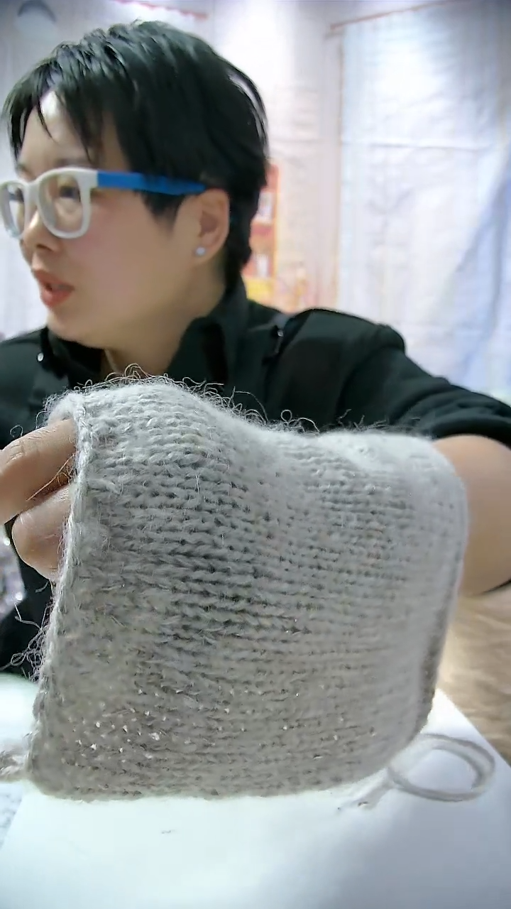 【G751燕麦色】柔眠系列貂绒亮丝羊毛马海毛1桶(0.5斤)（适用5.5mm针