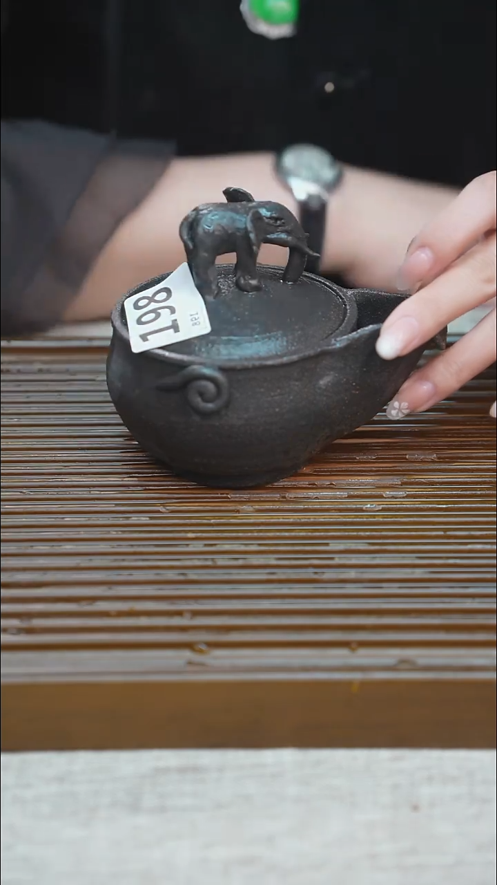 纯手工粗陶茶具每一只不一样