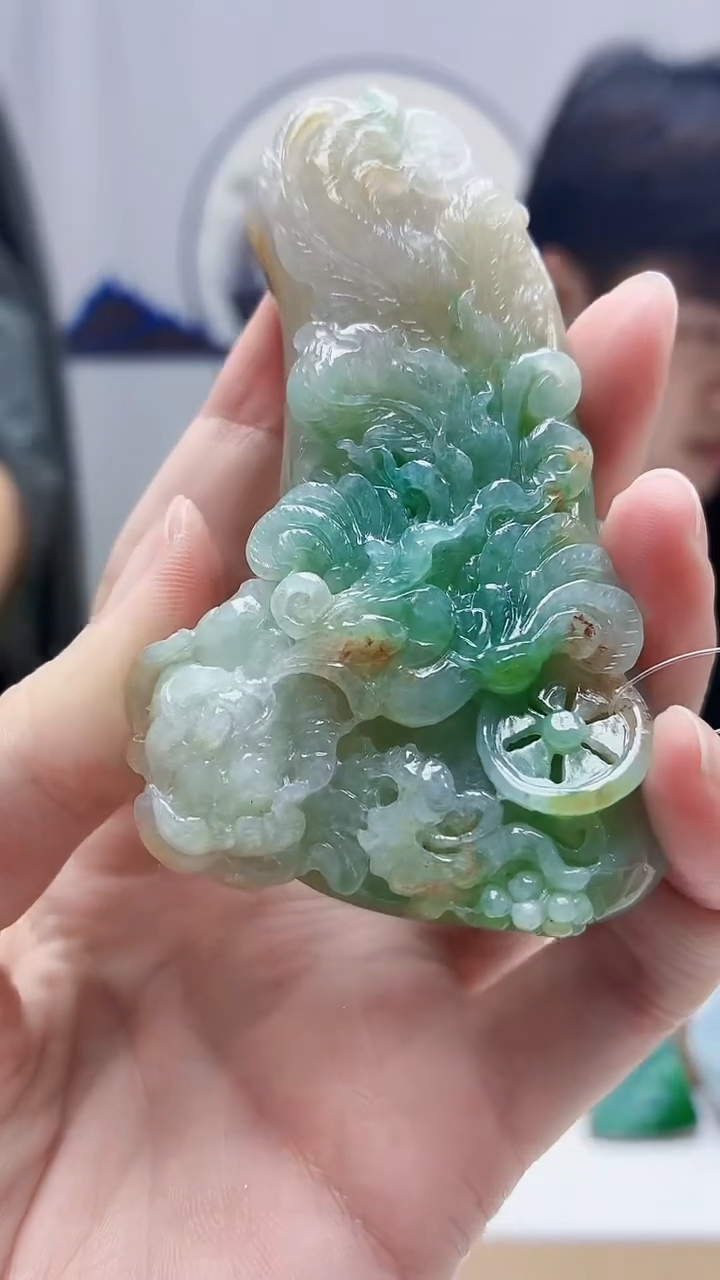 未镶嵌定制翡翠5145zm-毛货挂件124