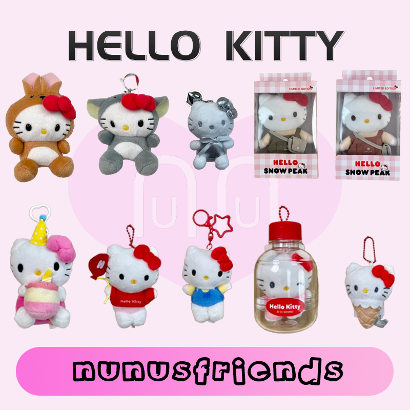 【韩版限定】正版HELLOKITTY泳装厨师雨衣白银KT挂件