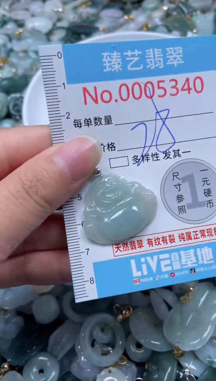 颈饰未镶嵌翡翠5340