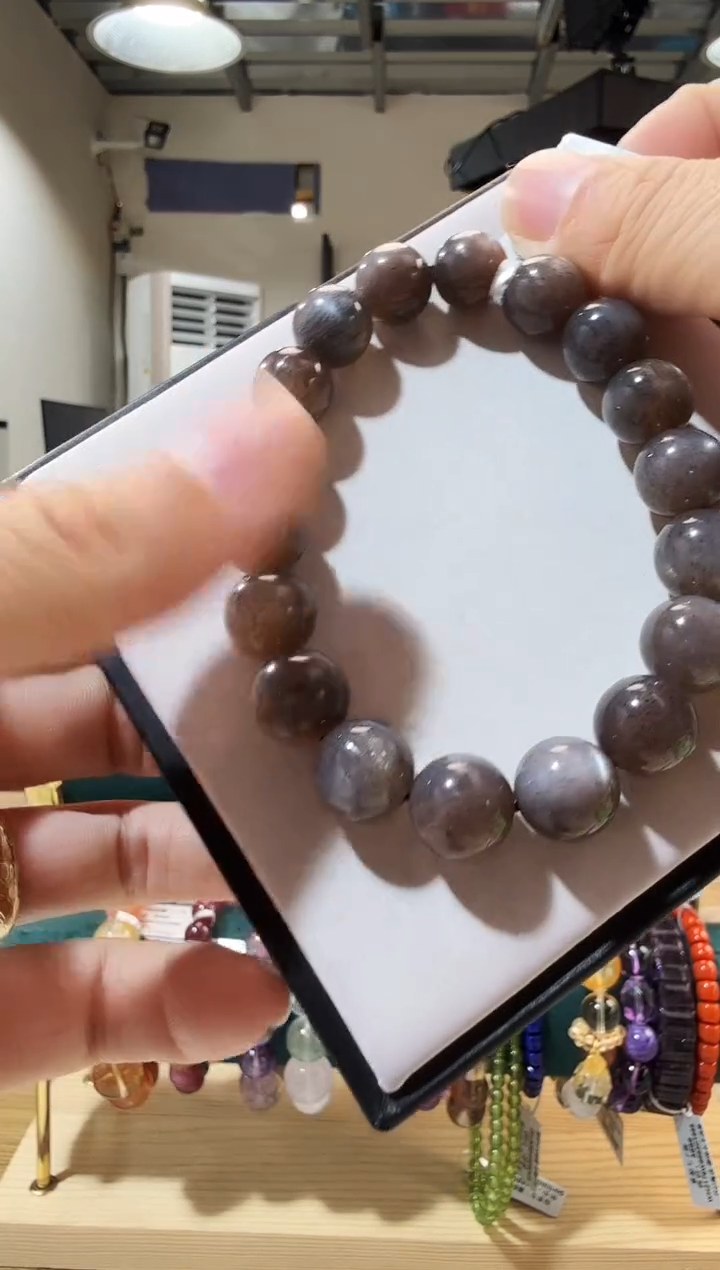 未镶嵌手链长石优0705 约11mm