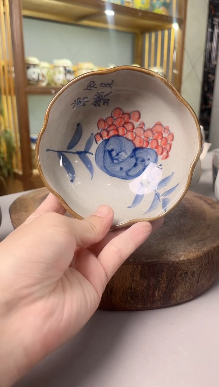 【闪购商品】瓷片景德镇手绘高温釉下彩瓷器